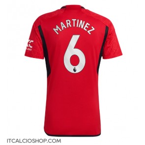 Manchester United Lisandro Martinez #6 Prima Maglia 2023-24 Manica Corta